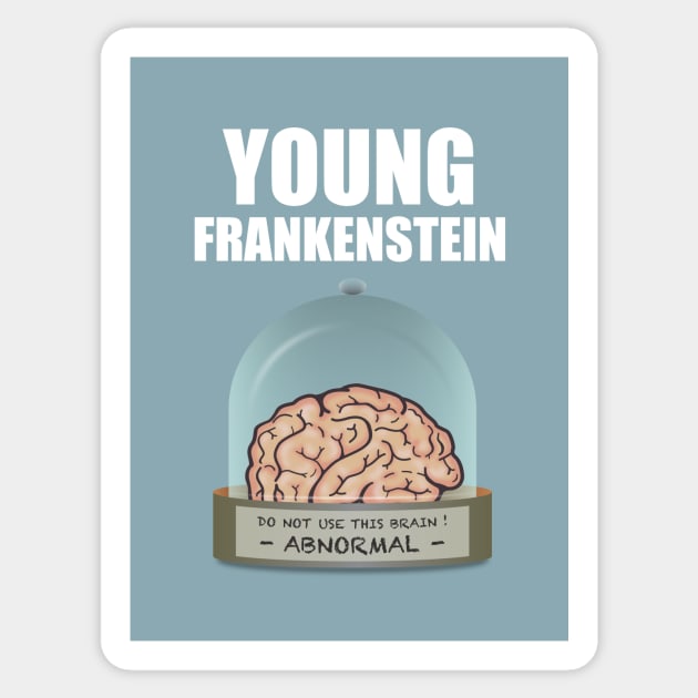 Young Frankenstein - Alternative Movie Poster Sticker by MoviePosterBoy